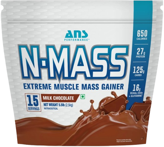 ANS N-MASS EXTREME MUSCLE MASS GAINER 5.5 LBS MILK CHOCOLATE