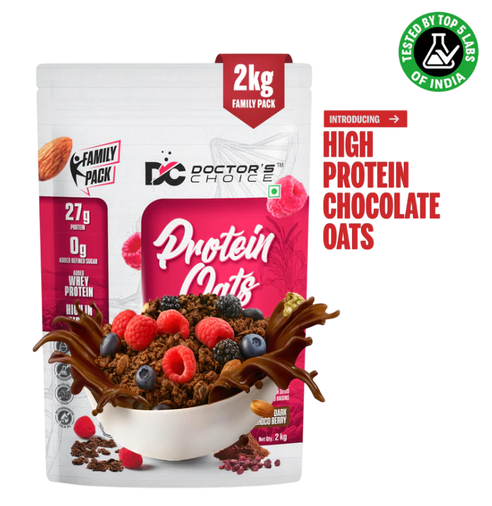 DC HIGH PROTEIN CHOCOLATE OATS 2 KGS