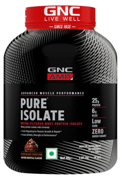 GNC AMP PURE ISOLATE 4 LBS