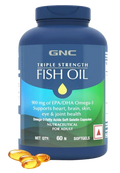 GNC TRIPLE STRENGTH FISH OIL 60 CAPSULES