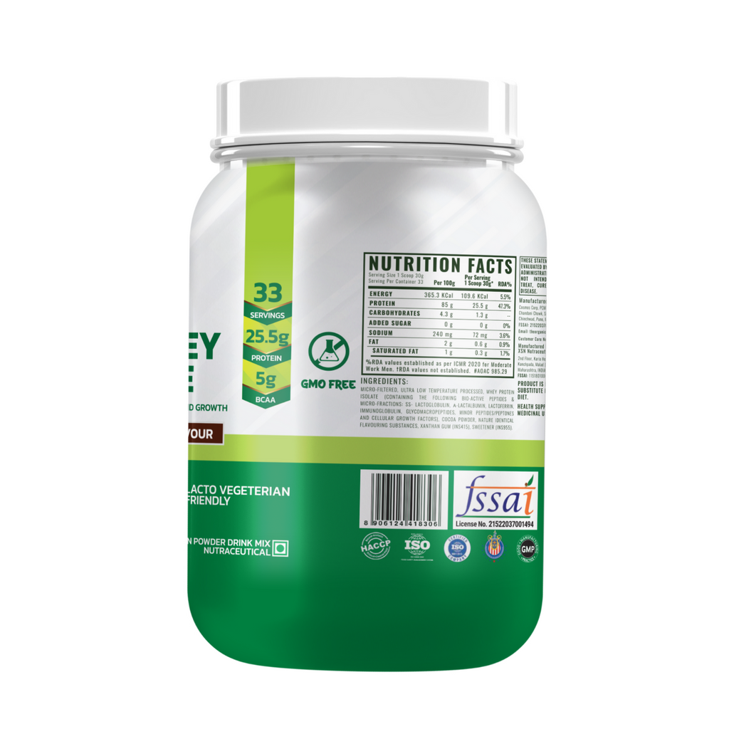 TOC 100% WHEY ISOLATE 1 KG