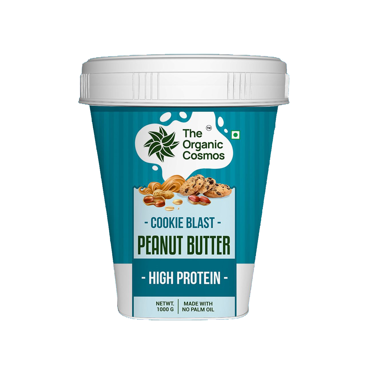TOC HIGH PROTEIN PEANUT BUTTER 1 KG COOKIE BLAST