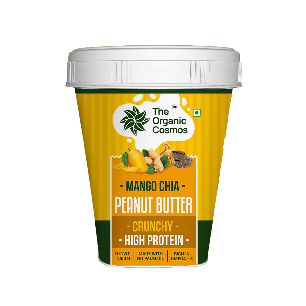 TOC HIGH PROTEIN PEANUT BUTTER 1 KG MANGO CHIA CRUNCHY