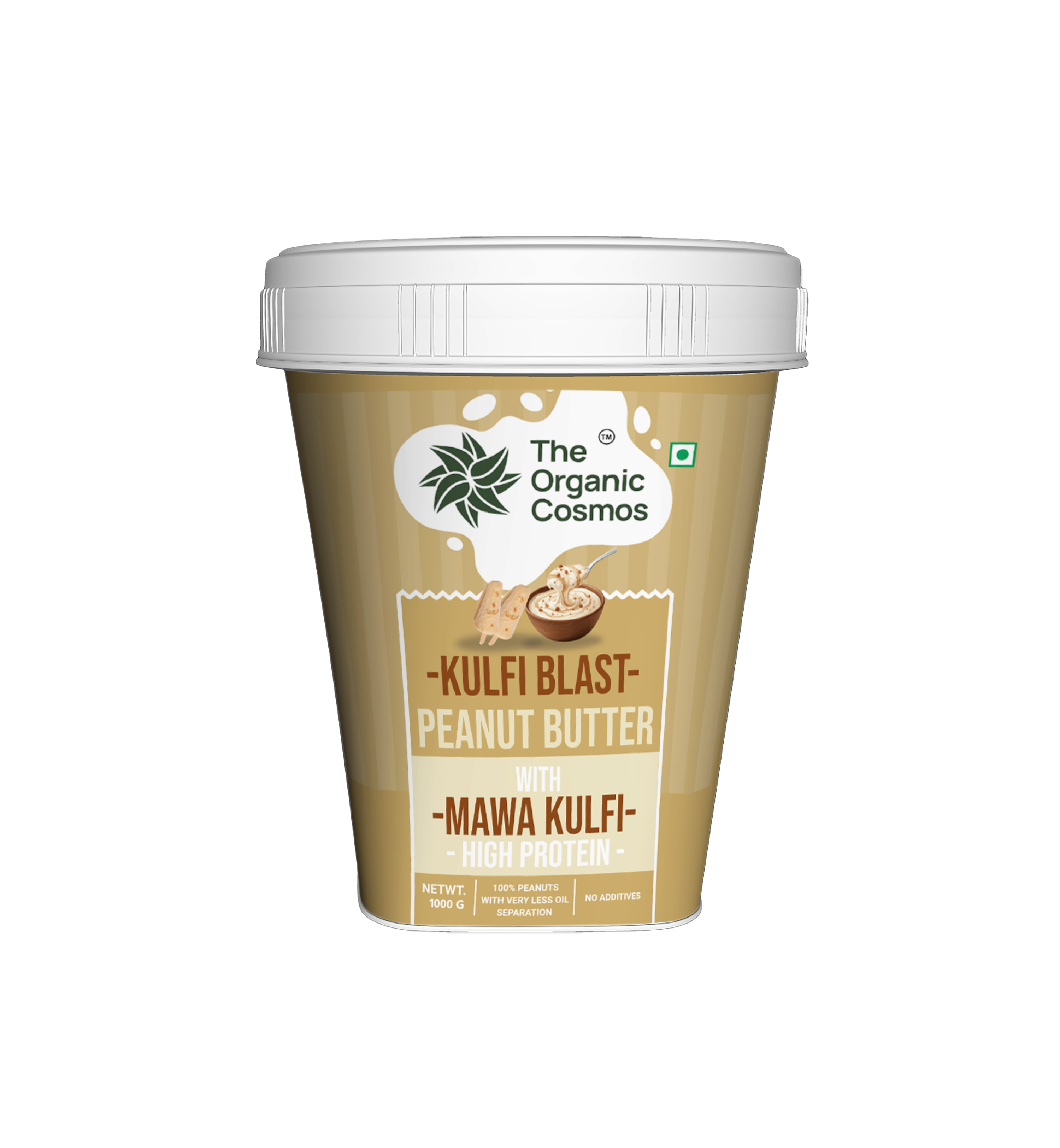 TOC HIGH PROTEIN PEANUT BUTTER 1 KG KULFI BLAST