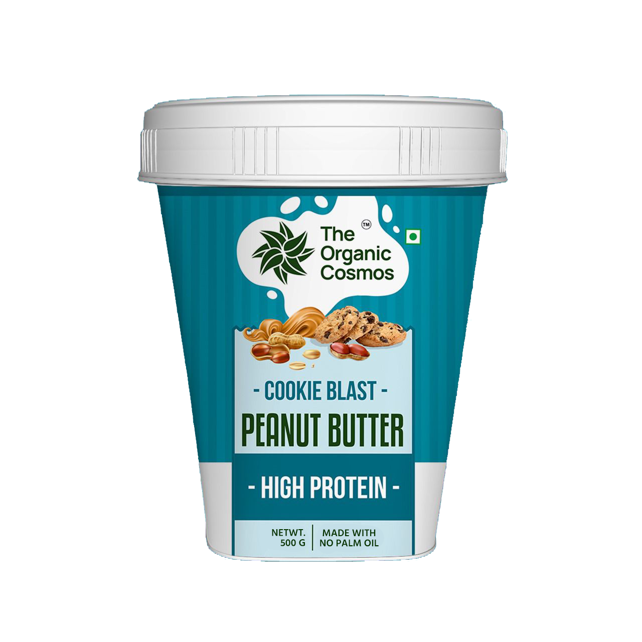 TOC HIGH PROTEIN PEANUT BUTTER 500 GM COOKIE BLAST