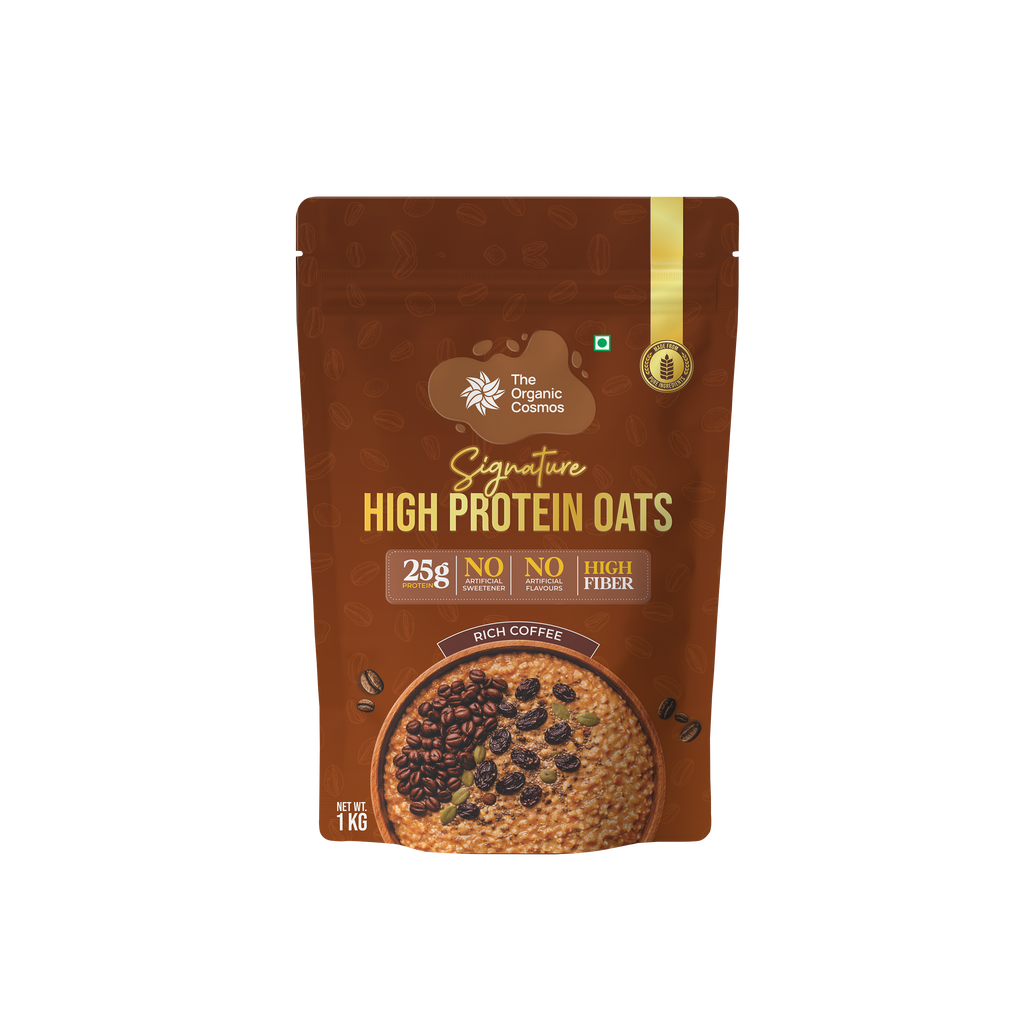 TOC SIGNATURE HIGH PROTEIN OATS 1 KG RICH COFFEE