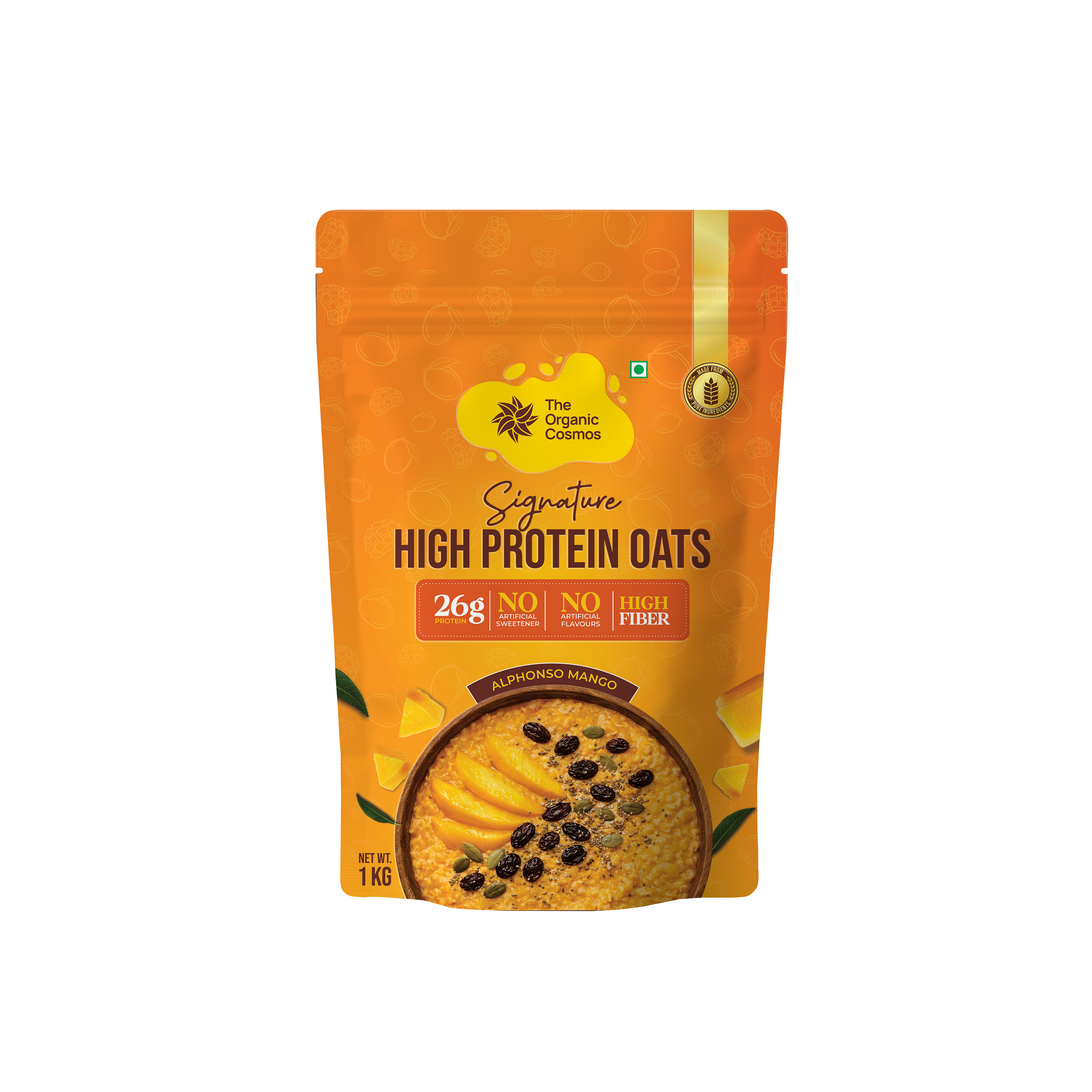 TOC SIGNATURE HIGH PROTEN OATS 1 KG ALPHONSO MANGO