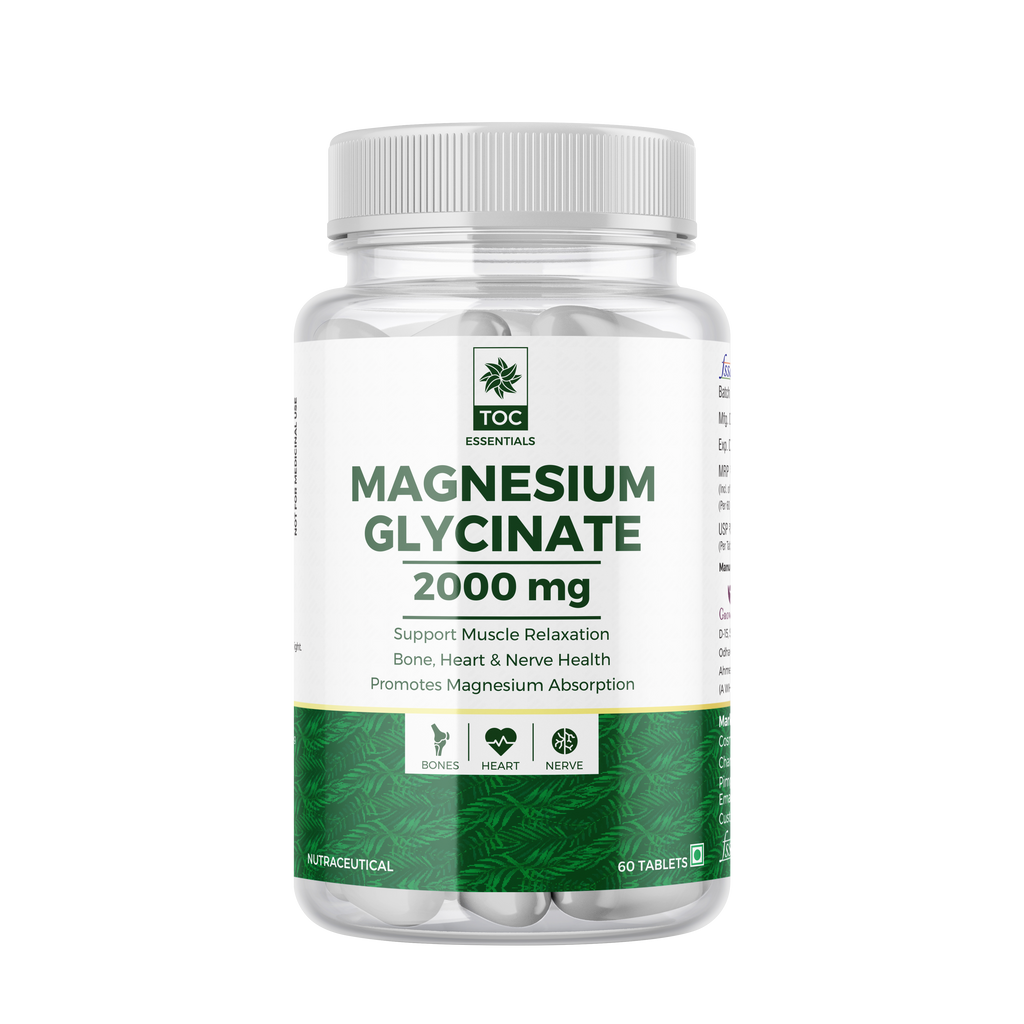 TOC MAGNESIUM GLYCINATE 2000 MG 60 TABLETS