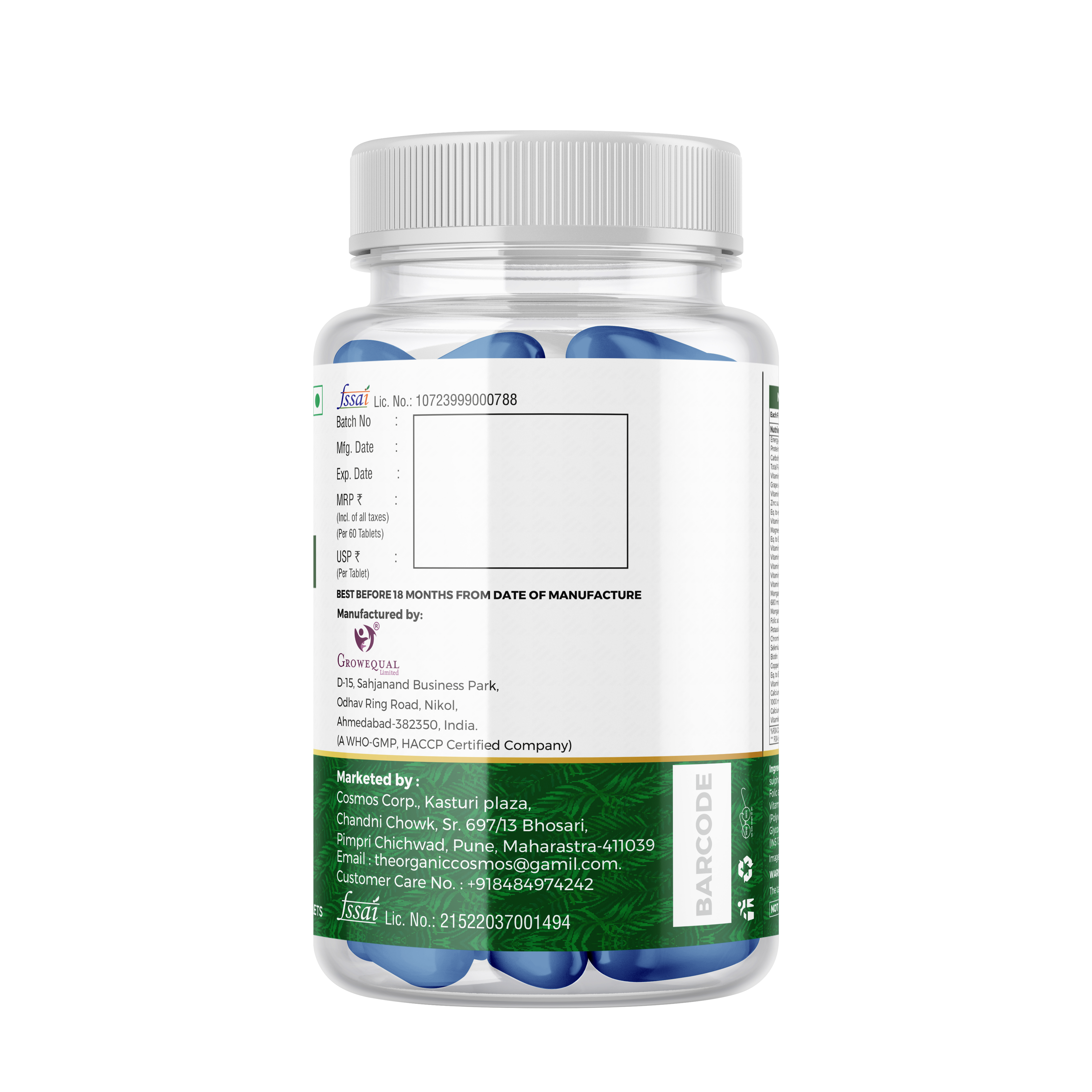TOC MULTI-MEN 60 TABLETS