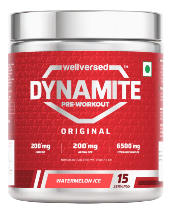 WELLVERSED DYNAMITE PRE-WORKOUT ORIGINAL 210 GM