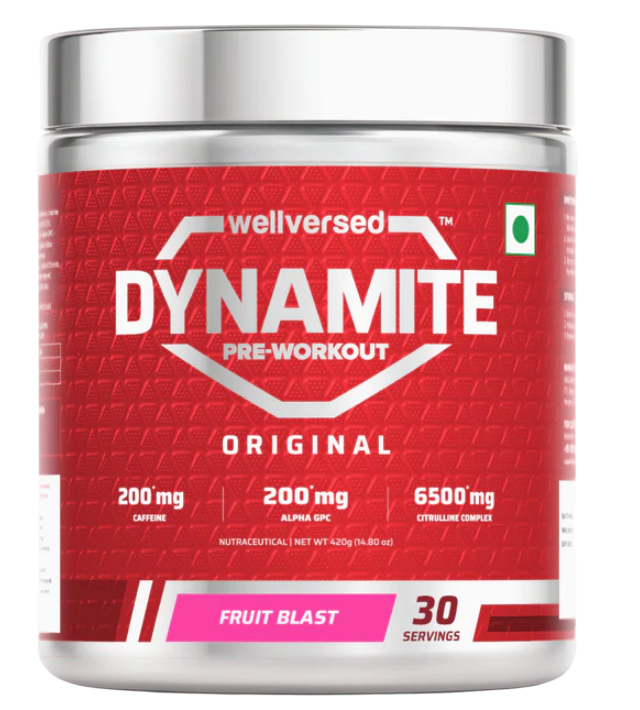 WELLVERSED DYNAMITE PRE-WORKOUT ORIGINAL 210 GM